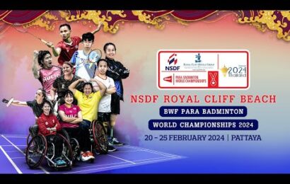 nsdf-royal-cliff-beach-bwf-para-badminton-world-championships-2024-|-day-3-|-court-2-|-standing