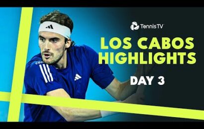 tsitsipas-faces-vukic;-de-minaur-&-zverev-in-action-|-2024-los-cabos-highlights-day-3