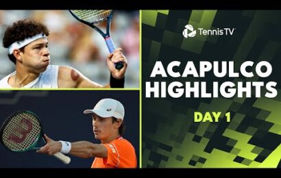 shelton-takes-on-evans;-fritz,-de-minaur-&-more-|-acapulco-2024-day-1-highlights