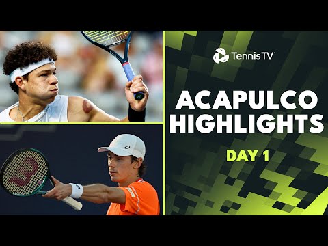 shelton-takes-on-evans;-fritz,-de-minaur-&-more-|-acapulco-2024-day-1-highlights