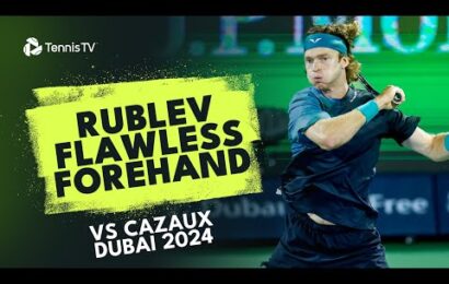 andrey-rublev-flawless-forehand-vs-cazaux-|-dubai-2024-match-highlights