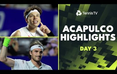 shelton-takes-on-arnaldi;-tsitsipas,-rune-&-more-|-acapulco-2024-day-3-highlights