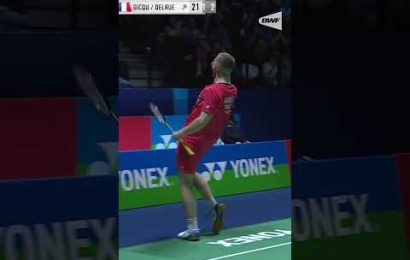 magnifique-thom-gicquel-and-delphine-delrue!-#shorts-#badminton-#bwf