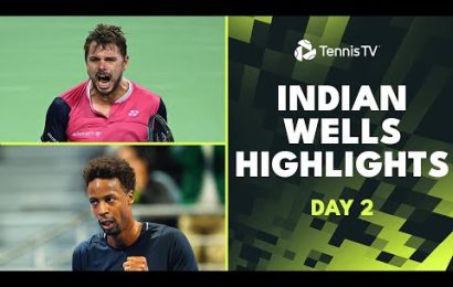 wawrinka-faces-machac;-raonic-vs-nagal;-plus-monfils!-|-indian-wells-2024-day-2-highlights