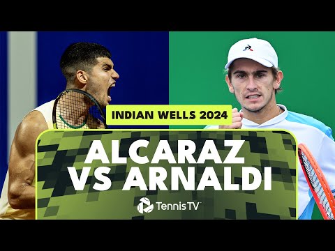 carlos-alcaraz-begins-title-defence-vs-arnaldi!-|-indian-wells-2024-highlights