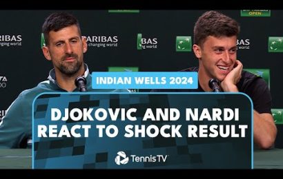 luca-nardi-&-novak-djokovic-press-conferences-reacting-to-crazy-upset-|-indian-wells-2024