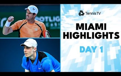 murray-faces-berrettini;-shapovalov-&-arnaldi-in-action-|-miami-2024-day-1-highlights