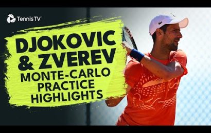 novak-djokovic-&-alexander-zverev-practice-highlights!-|-monte-carlo-2024