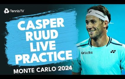 live-practice-stream:-casper-ruud-gets-ready-for-his-first-match-of-monte-carlo-2024!