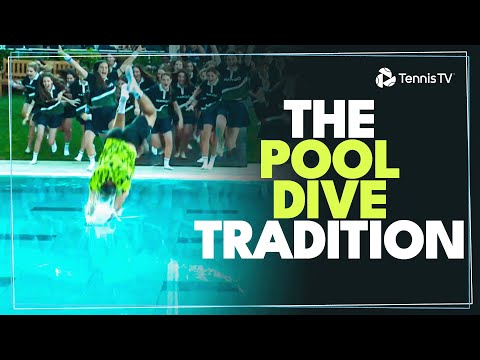 the-tradition-of-the-barcelona-champion-pool-dive-|-barcelona-2024