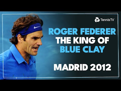 when-roger-federer-won-the-only-blue-clay-title-|-madrid-2012-final-extended-highlights