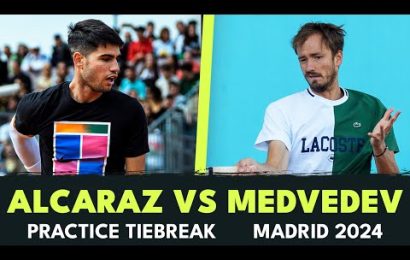 carlos-alcaraz-vs-daniil-medvedev-practice-tiebreak-|-madrid-2024