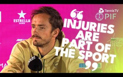 daniil-medvedev-provides-injury-update-after-retiring-vs-lehecka-|-madrid-2024