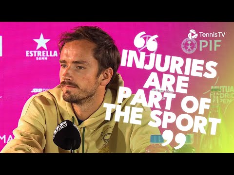 daniil-medvedev-provides-injury-update-after-retiring-vs-lehecka-|-madrid-2024