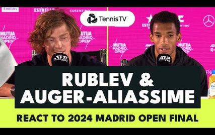 andrey-rublev-&-felix-auger-aliassime-react-to-2024-madrid-final-️