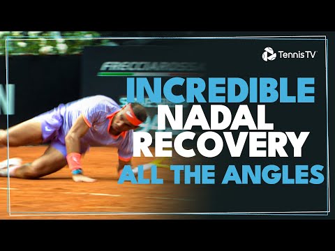 incredible-rafa-nadal-recovery:-all-the-angles-|-rome-2024