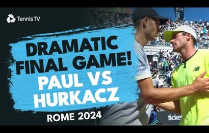 thrilling-15-minute-final-game-between-hurkacz-&-paul-|-rome-quarter-final-2024