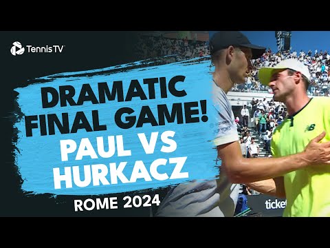 thrilling-15-minute-final-game-between-hurkacz-&-paul-|-rome-quarter-final-2024