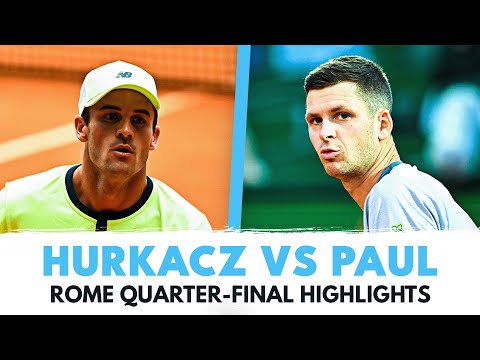 crazy-hubert-hurkacz-vs-tommy-paul-match!-|-rome-2024-quarter-final-highlights