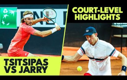 stefanos-tsitsipas-vs-nicolas-jarry-court-level-highlights-|-rome-2024