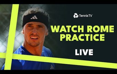 coming-up-live:-alexander-zverev-practices-in-rome-ahead-of-his-semi-final