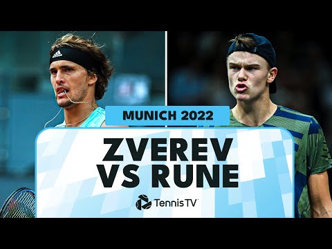 alexander-zverev-vs-holger-rune:-first-ever-meeting-|-munich-2022-extended-highlights