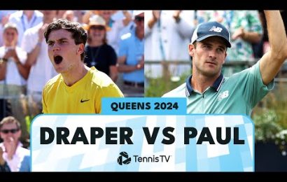 gripping-jack-draper-vs-tommy-paul-battle-|-queen’s-2024-highlights