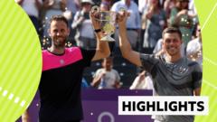 highlights:-skupski-and-venus-win-queen’s-doubles-title