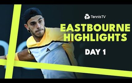 cerundolo-vs-giron,-shang,-etcheverry-&-purcell-play-|-eastbourne-2024-highlights-day-1