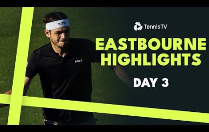 taylor-fritz-starts-his-tournament;-bublik-&-baez-also-play-|-eastbourne-2024-highlights-day-3