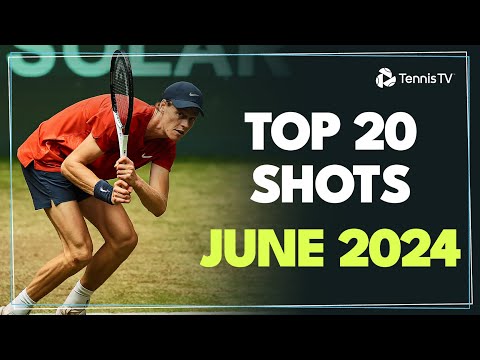 jannik-sinner’s-dives;-carlos-alcaraz-reactions-&-more!-|-top-20-shots-june-2024