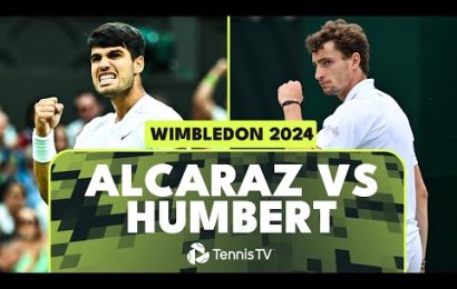 carlos-alcaraz-vs-ugo-humbert-fourth-round-battle-|-wimbledon-2024-match-highlights