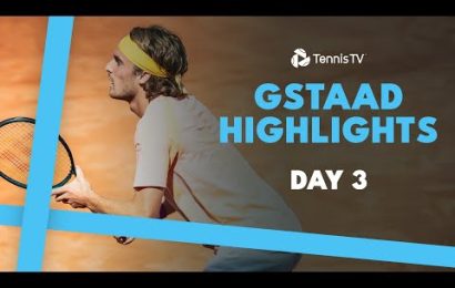 tsitsipas-begins-campaign,-struff,-fognini-&-more-feature-|-gstaad-2024-highlights-day-3