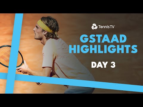 tsitsipas-begins-campaign,-struff,-fognini-&-more-feature-|-gstaad-2024-highlights-day-3