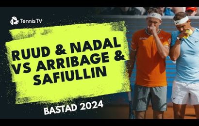 ruud-&-nadal-take-on-arribage-&-safiullin-|-bastad-2024-highlights