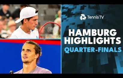 zverev-plays-zhang,-rune-vs-fils,-baez-&-more-feature-|-hamburg-2024-quarter-finals-highlights