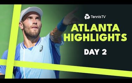 coric-battles-mayot;-nakashima,-rinderknech-&-mcdonald-feature-|-atlanta-2024-day-2-highlights