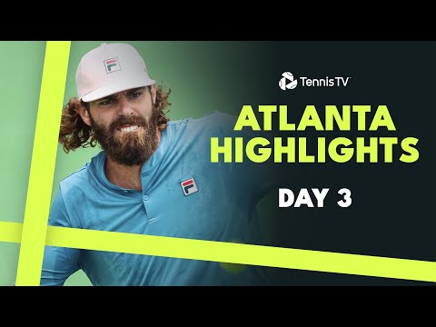 opelka-continues-comeback;-mannarino-faces-bellucci-on-rainy-day-|-atlanta-2024-highlights-day-3