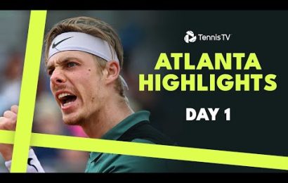 shapovalov-takes-on-goffin;-davidovich-fokina-&-nishioka-in-action-|-atlanta-2024-day-1-highlights