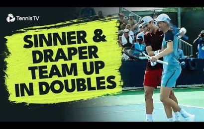 sinner-&-draper-pair-up-in-doubles-|-montreal-2024-highlights