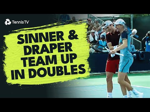 sinner-&-draper-pair-up-in-doubles-|-montreal-2024-highlights