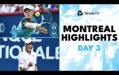 sinner-faces-coric;-nishikori-&-medvedev-in-action-|-montreal-2024-day-3-highlights