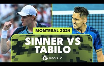 jannik-sinner-takes-on-alejandro-tabilo-|-montreal-2024-highlights