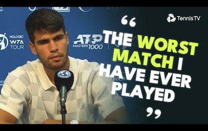 carlos-alcaraz-reflects-on-his-loss-to-gael-monfils-|-cincinnati-2024