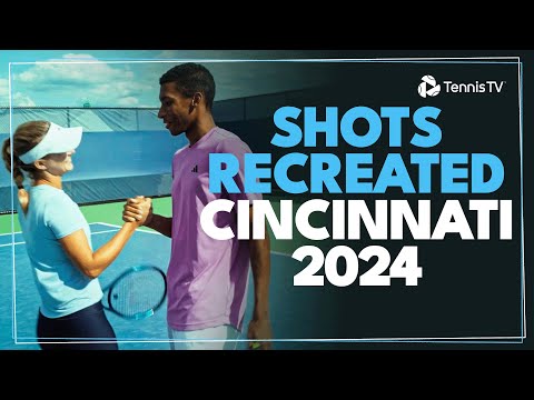 auger-aliassime-&-kalinskaya-attempt-to-recreate-famous-monfils-trick-shot!-|-cincinnati-2024