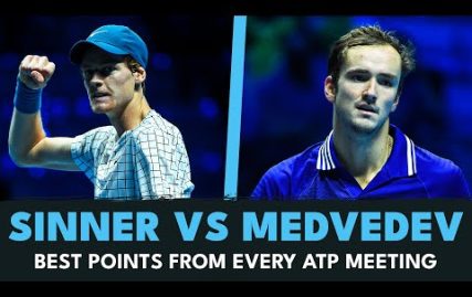 jannik-sinner-vs-daniil-medvedev:-best-shots-&-rallies-from-every-atp-meeting