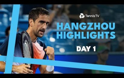 cilic-returns-to-atp-tour;-marozsan,-nardi-&-darderi-feature-|-hangzhou-2024-highlights-day-1