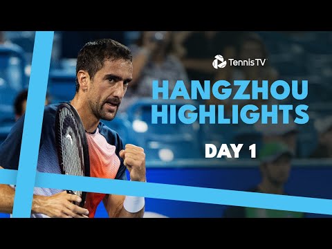 cilic-returns-to-atp-tour;-marozsan,-nardi-&-darderi-feature-|-hangzhou-2024-highlights-day-1