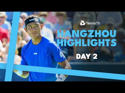 zhang-makes-hangzhou-debut;-moutet-vs-carballes-baena-&-more-|-hangzhou-2024-highlights-day-2