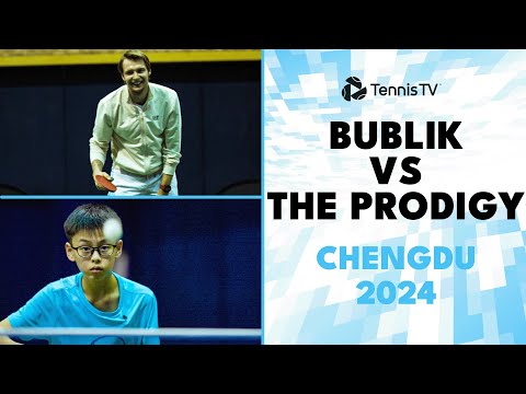 alexander-bublik-takes-on-table-tennis-prodigy!-|-chengdu-2024